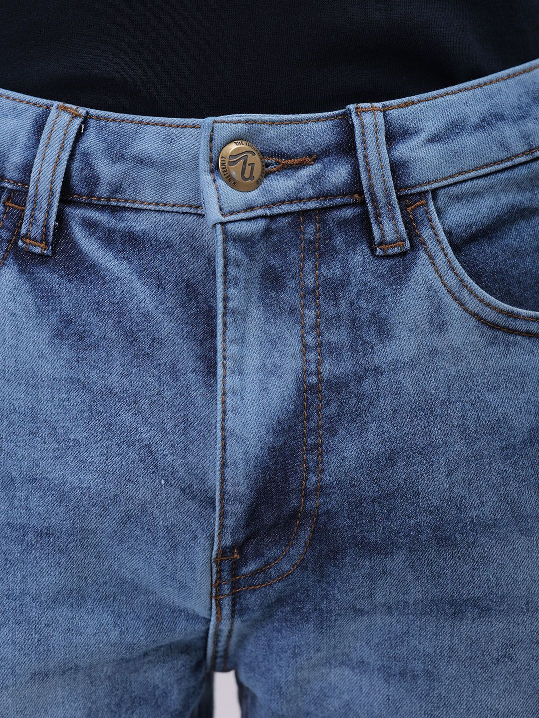 The Indian Garage Co Men Slim Fit Heavy Fade Jeans - Image 6