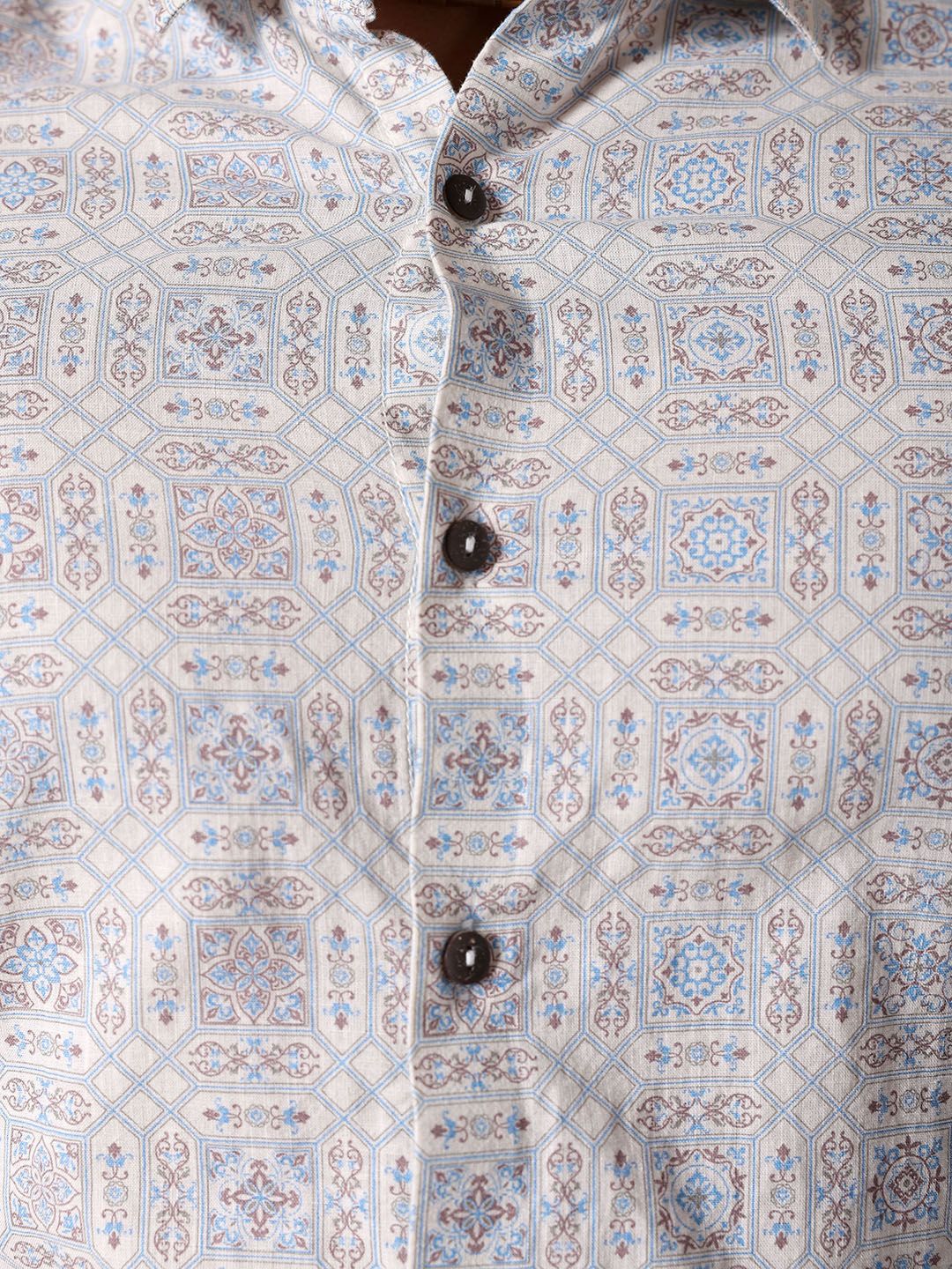 The Indian Garage Co Men Slim Fit Indie Printed Resortwear Shirt - Image 5