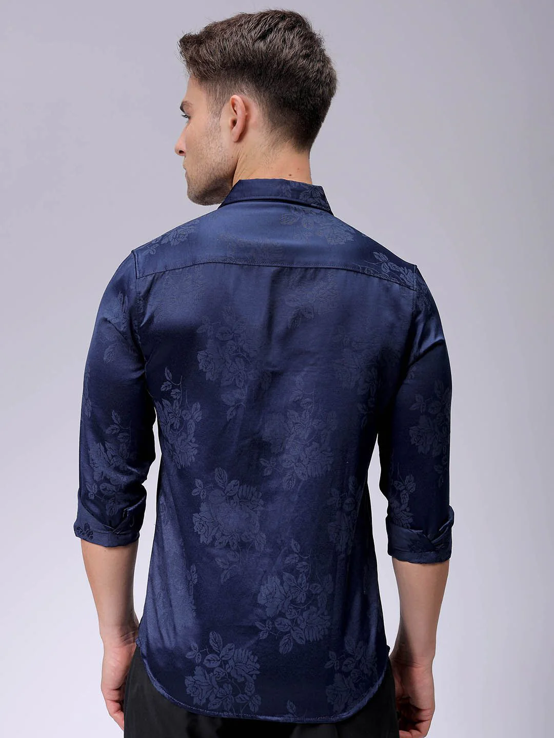 The Indian Garage Co Men Slim Fit Opaque Party Shirt - Image 4