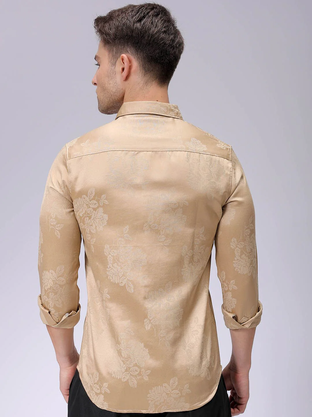 The Indian Garage Co Men Slim Fit Opaque Party Shirt - Image 6