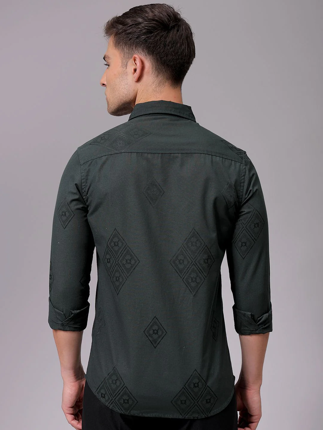 The Indian Garage Co Men Slim Fit Opaque Party Shirt - Image 4