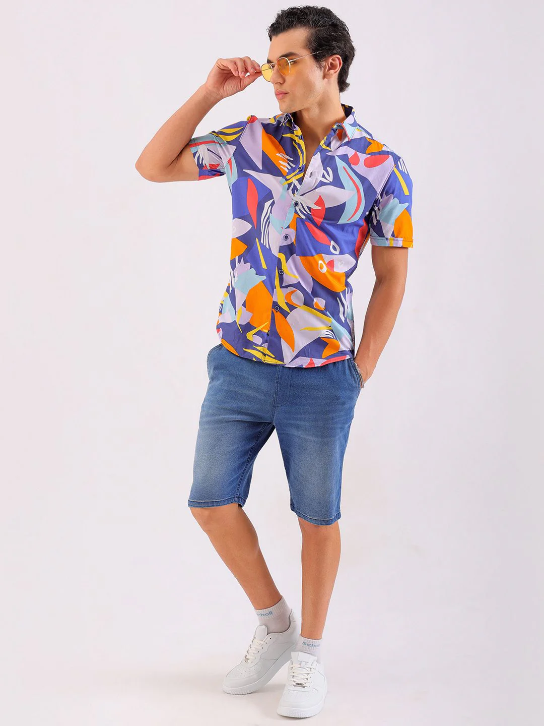 The Indian Garage Co Men Slim Fit Opaque Printed Casual Shirt - Image 6