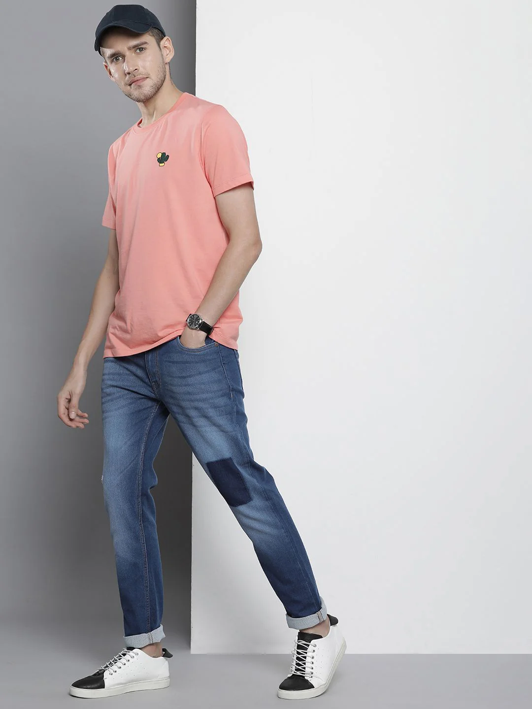 The Indian Garage Co Men Slim Fit Stretchable Jeans - Image 5