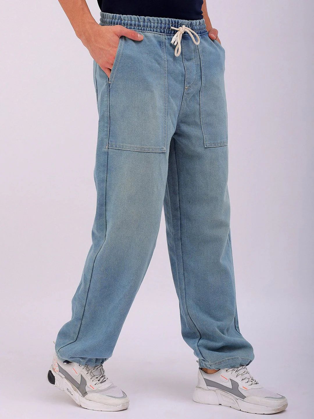 The Indian Garage Co Men Solid Mid-Rise Relaxed Fit Jeans - Image 2
