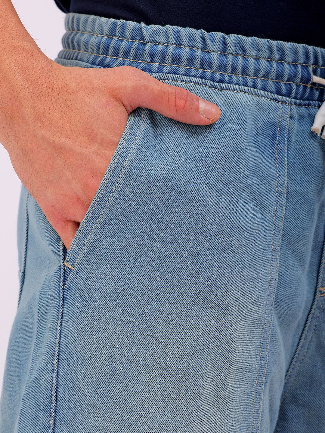 The Indian Garage Co Men Solid Mid-Rise Relaxed Fit Jeans - Image 7