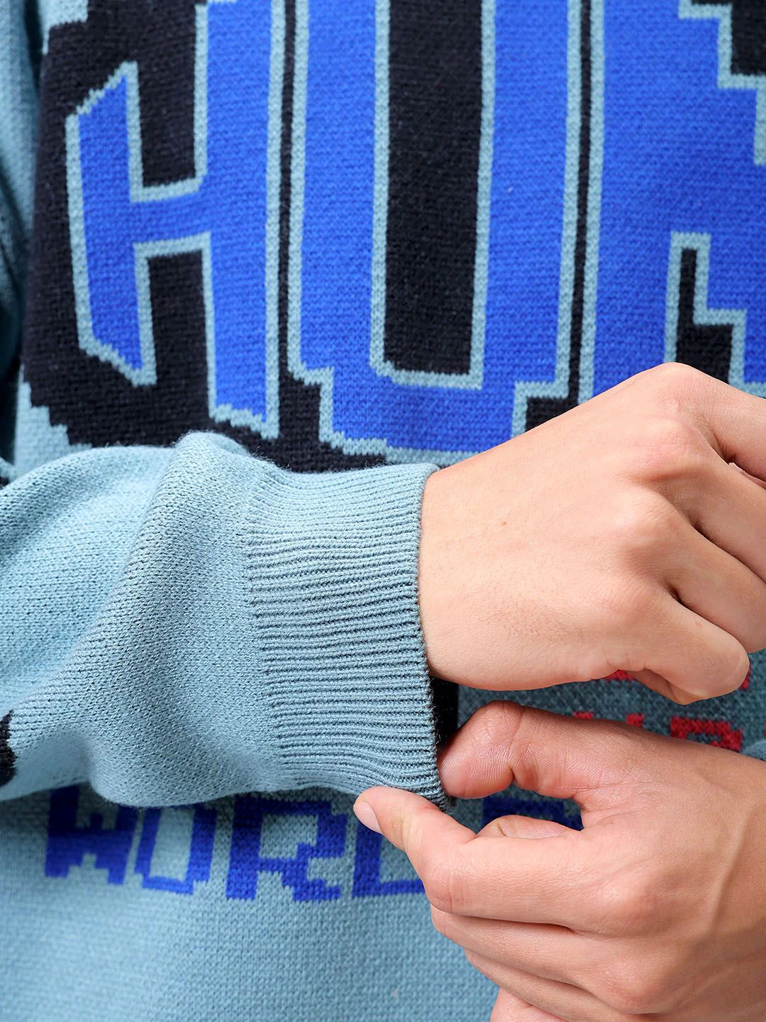 The Indian Garage Co Men Solid Round Neck Pullover - Image 7