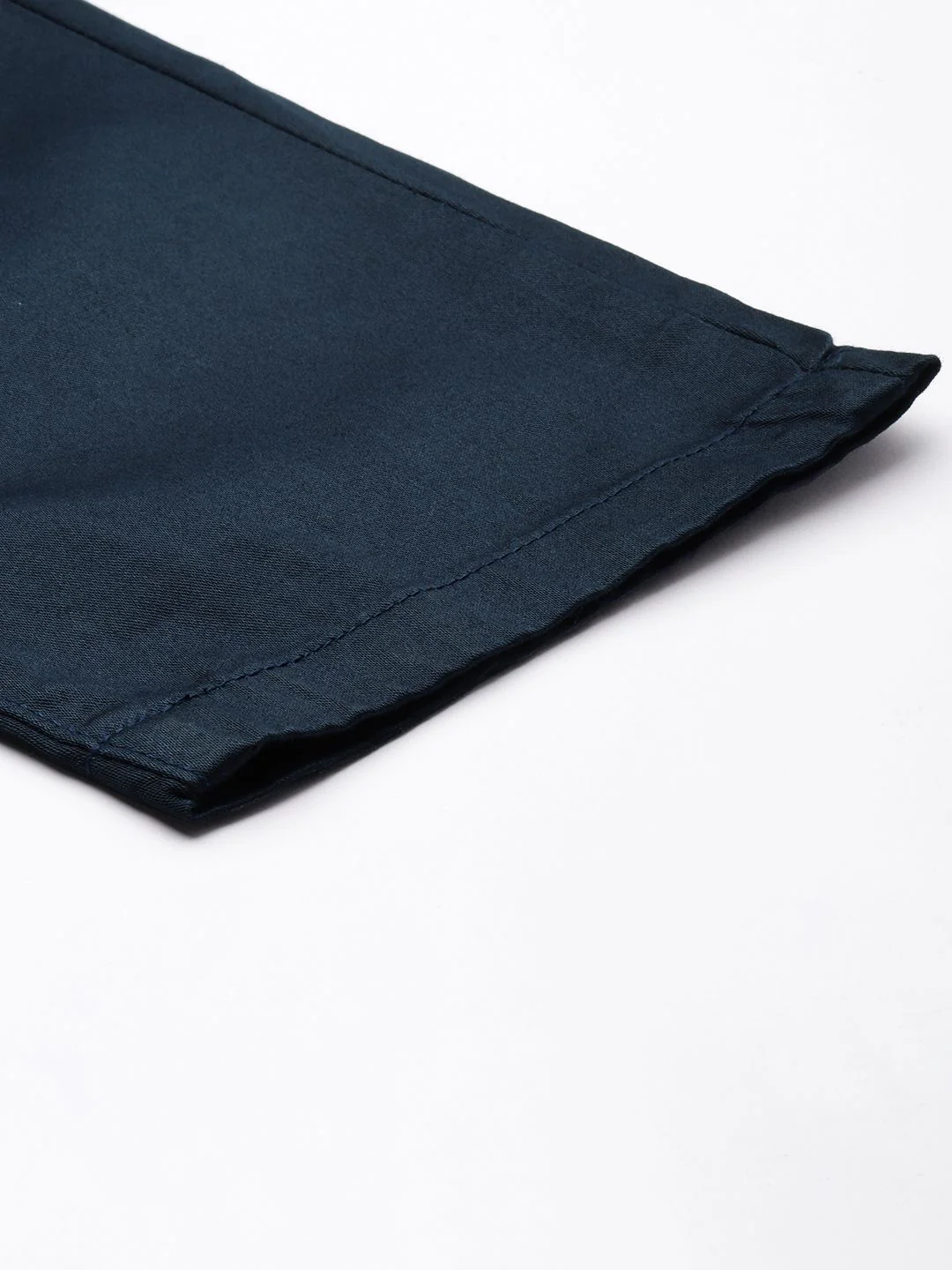 The Indian Garage Co Men Solid Slim Fit Chinos Trousers - Image 7