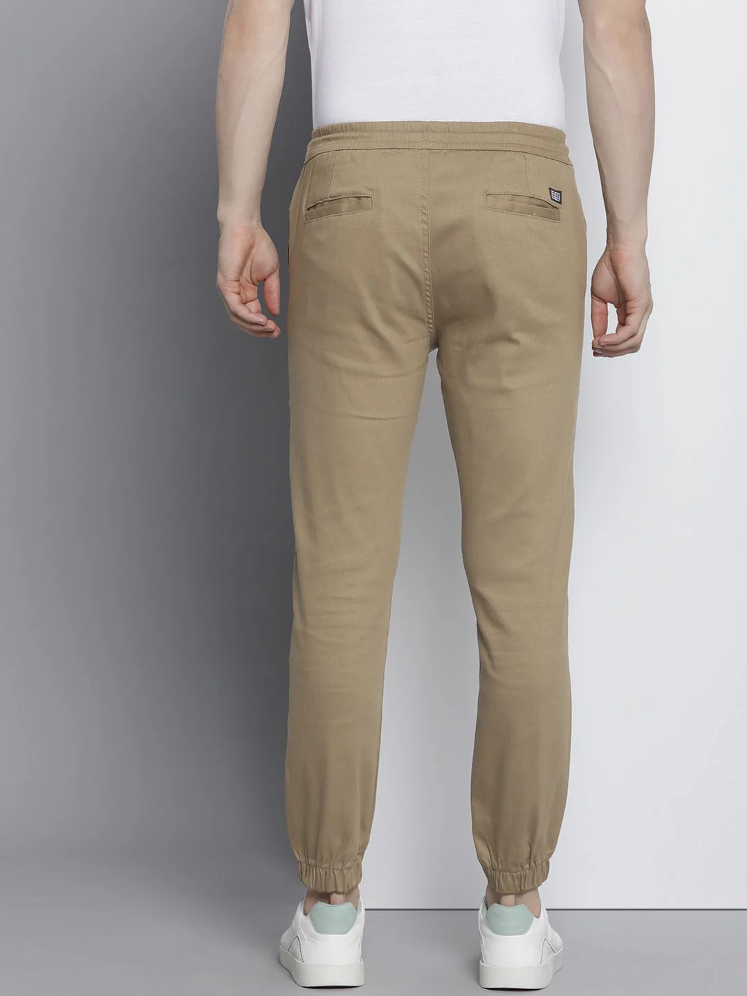 The Indian Garage Co Men Solid Slim Fit Joggers - Image 3