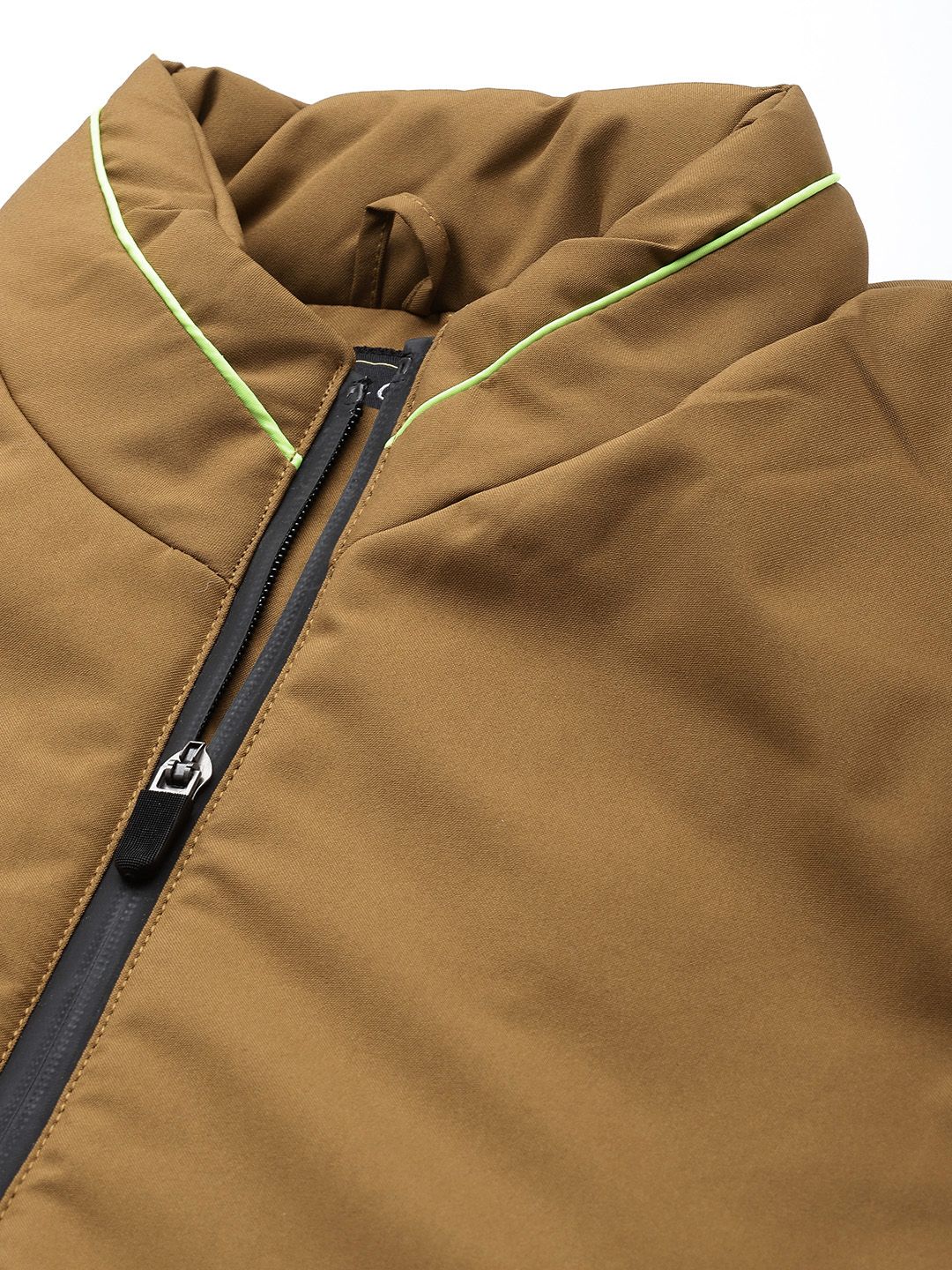 The Indian Garage Co Men Solid Zip-Front Bomber Jacket - Image 2