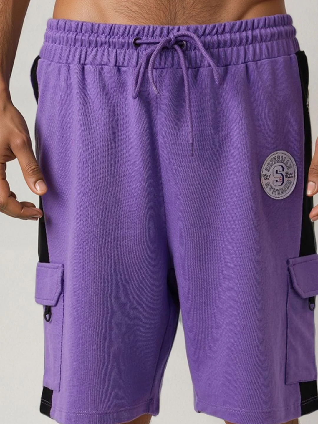 The Indian Garage Co. Men Superman Printed Oversized Fit Shorts - Image 6