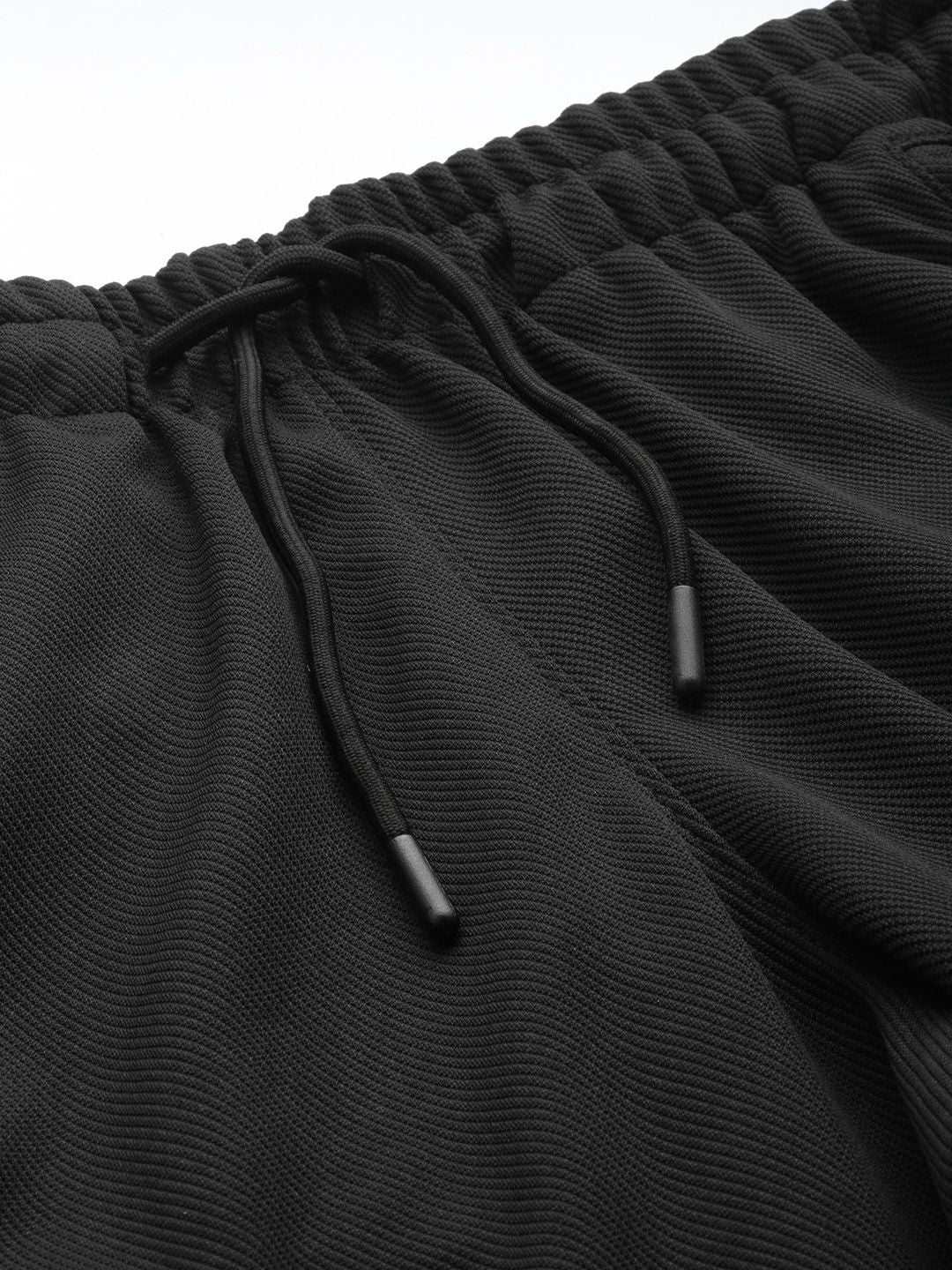 The Indian Garage Co Men Textured Joggers - Image 4