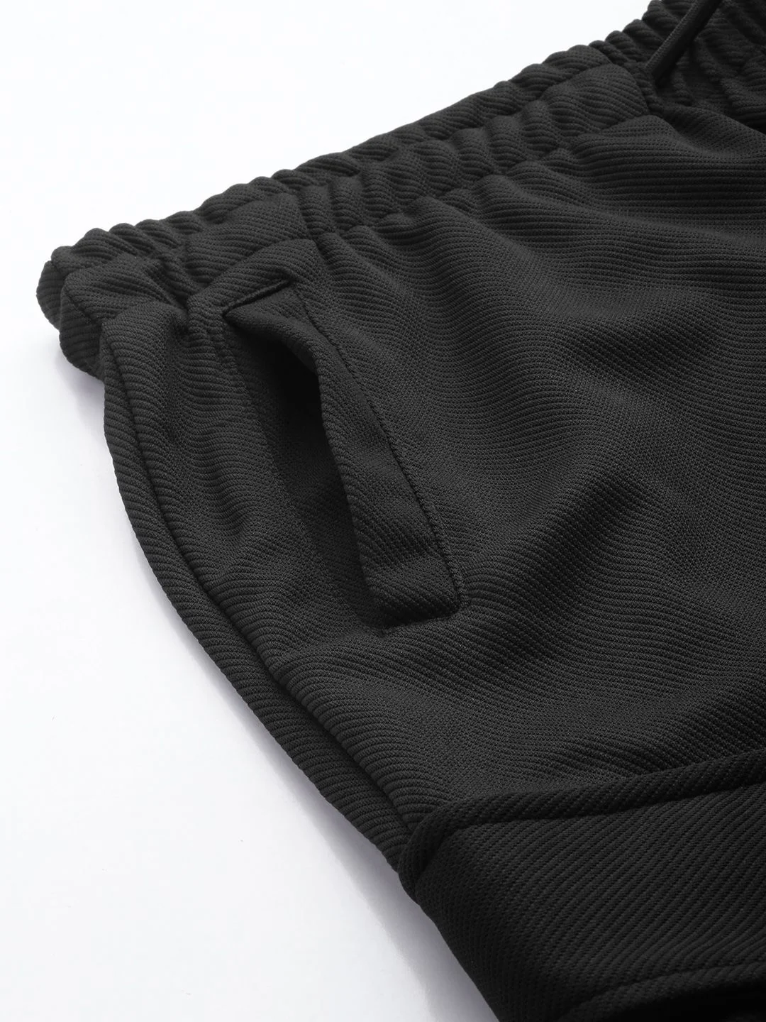 The Indian Garage Co Men Textured Joggers - Image 6