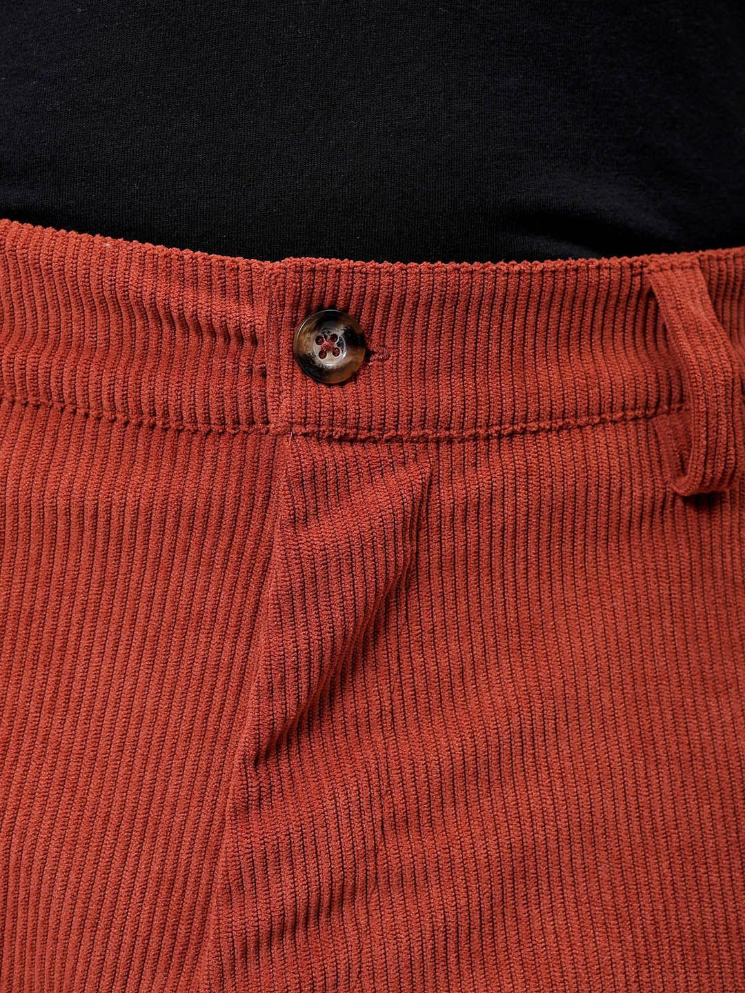 The Indian Garage Co Men Textured Loose Fit Cargos Trousers - Image 6
