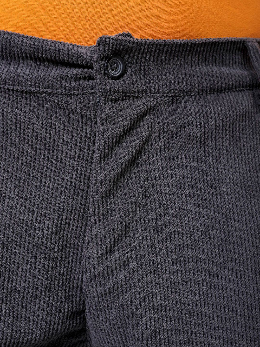 The Indian Garage Co Men Textured Loose Fit Cargos Trousers - Image 6