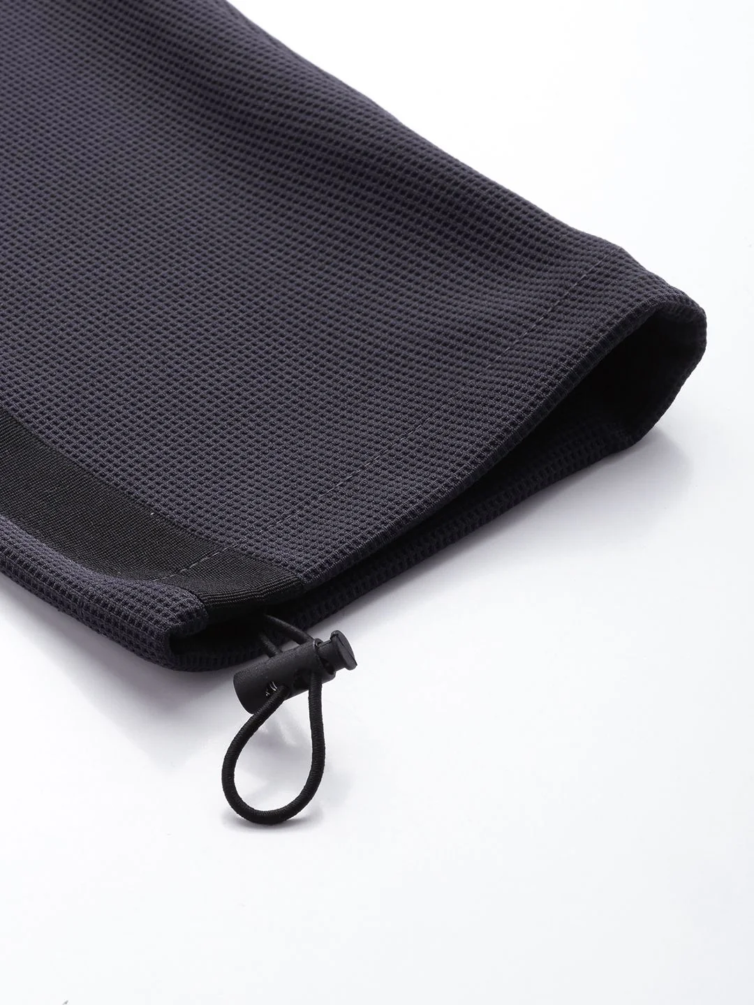 The Indian Garage Co Men Textured Relaxed Tapered Fit Joggers - Image 7