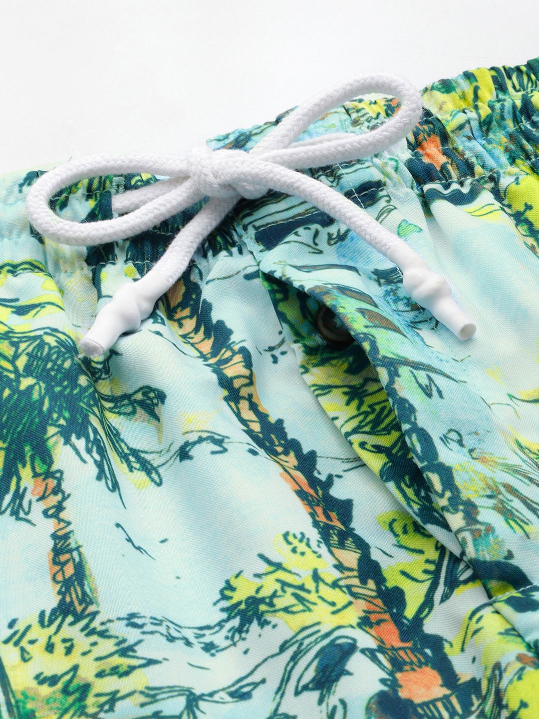 The Indian Garage Co Men Tropical Printed Short with Shirt - Image 5