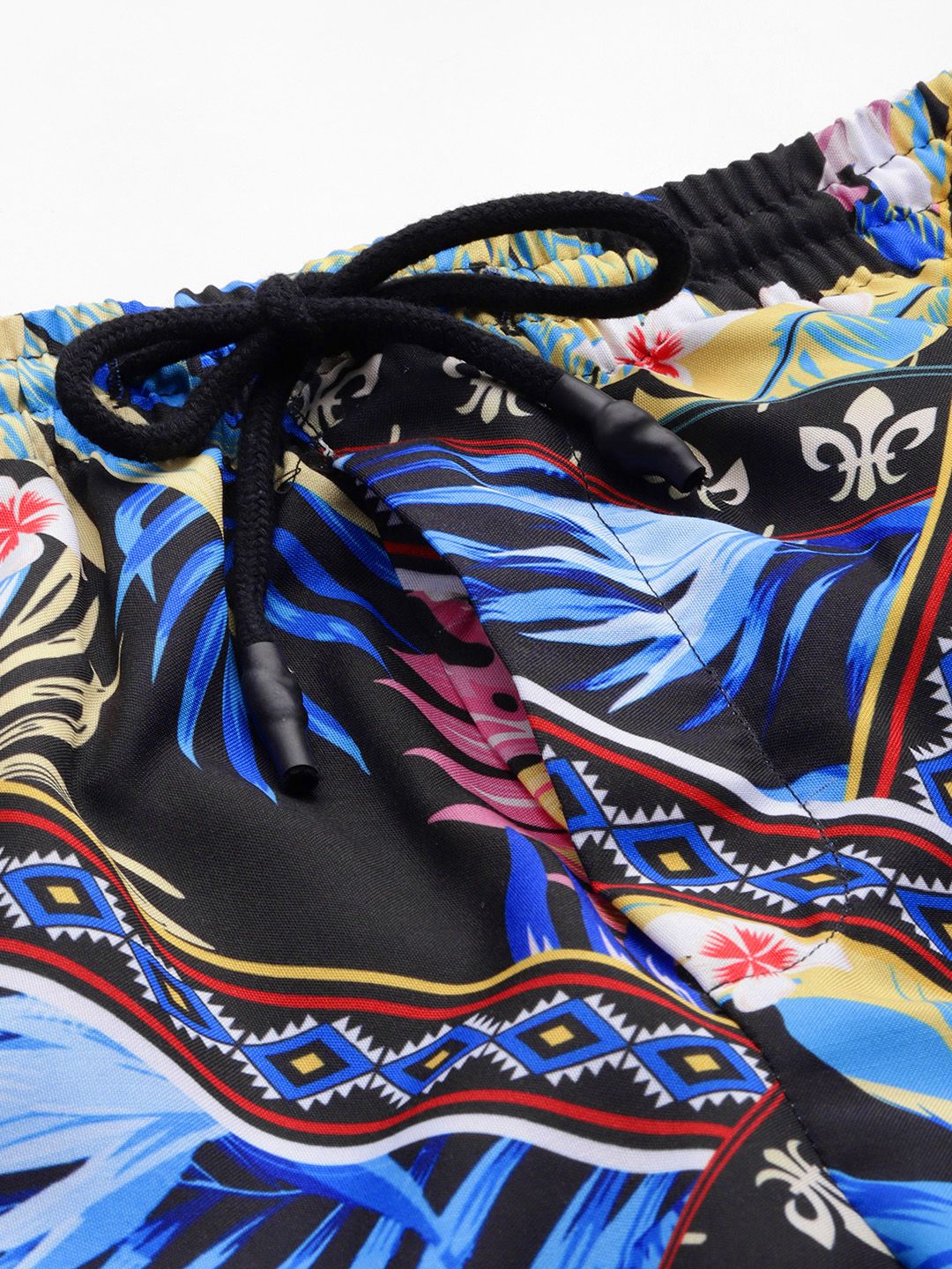 The Indian Garage Co Men Tropical Printed Short with Shirt - Image 3