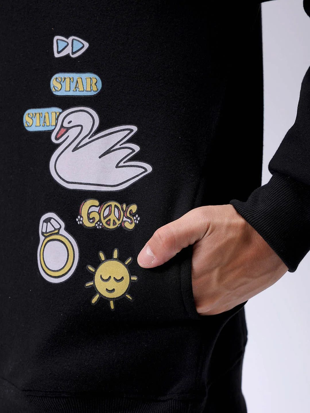The Indian Garage Co Men Typography Printed Long Sleeves Sweatshirt - Image 7