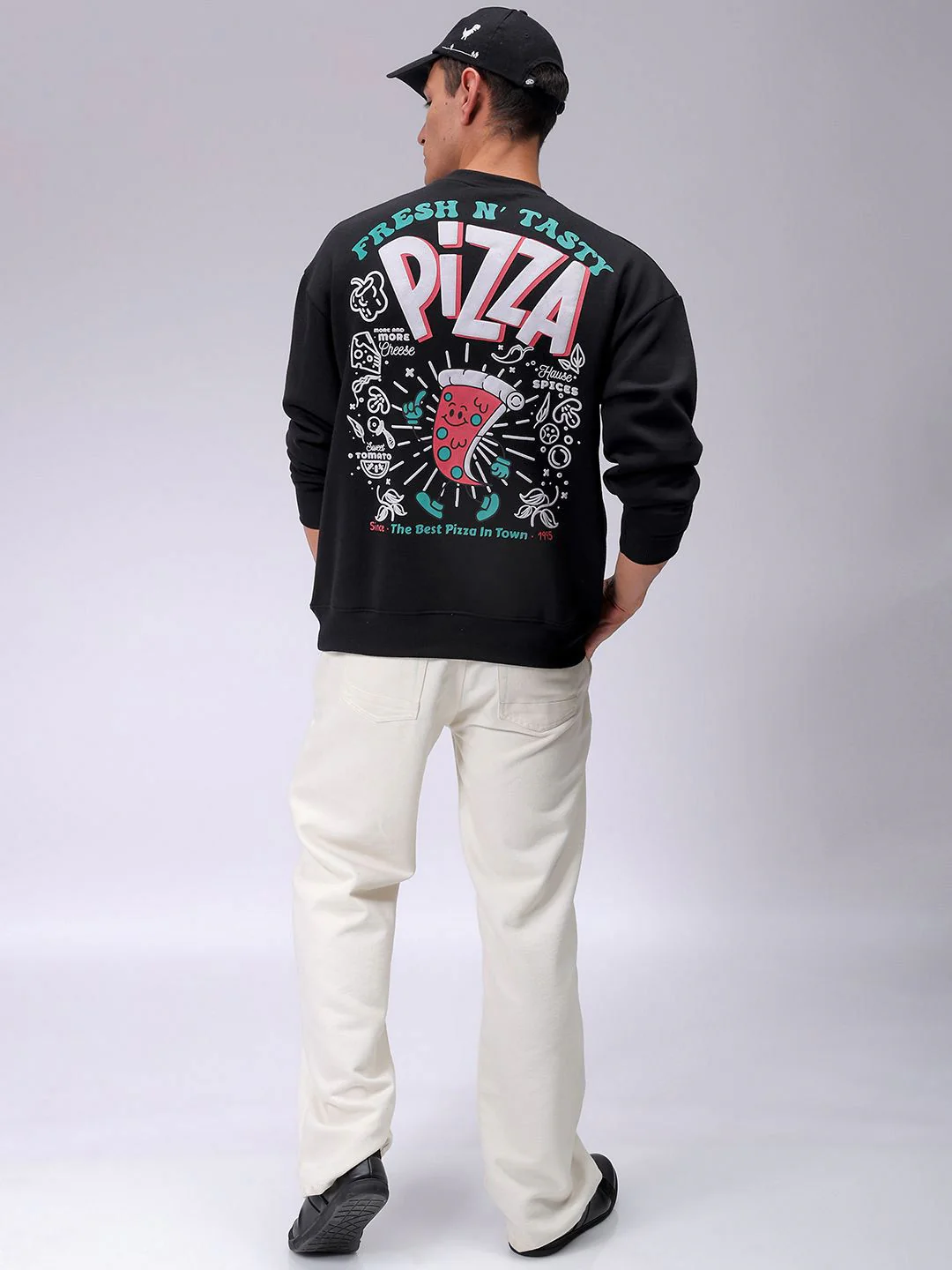 The Indian Garage Co Men Typography Printed Winter Sweatshirt - Image 6
