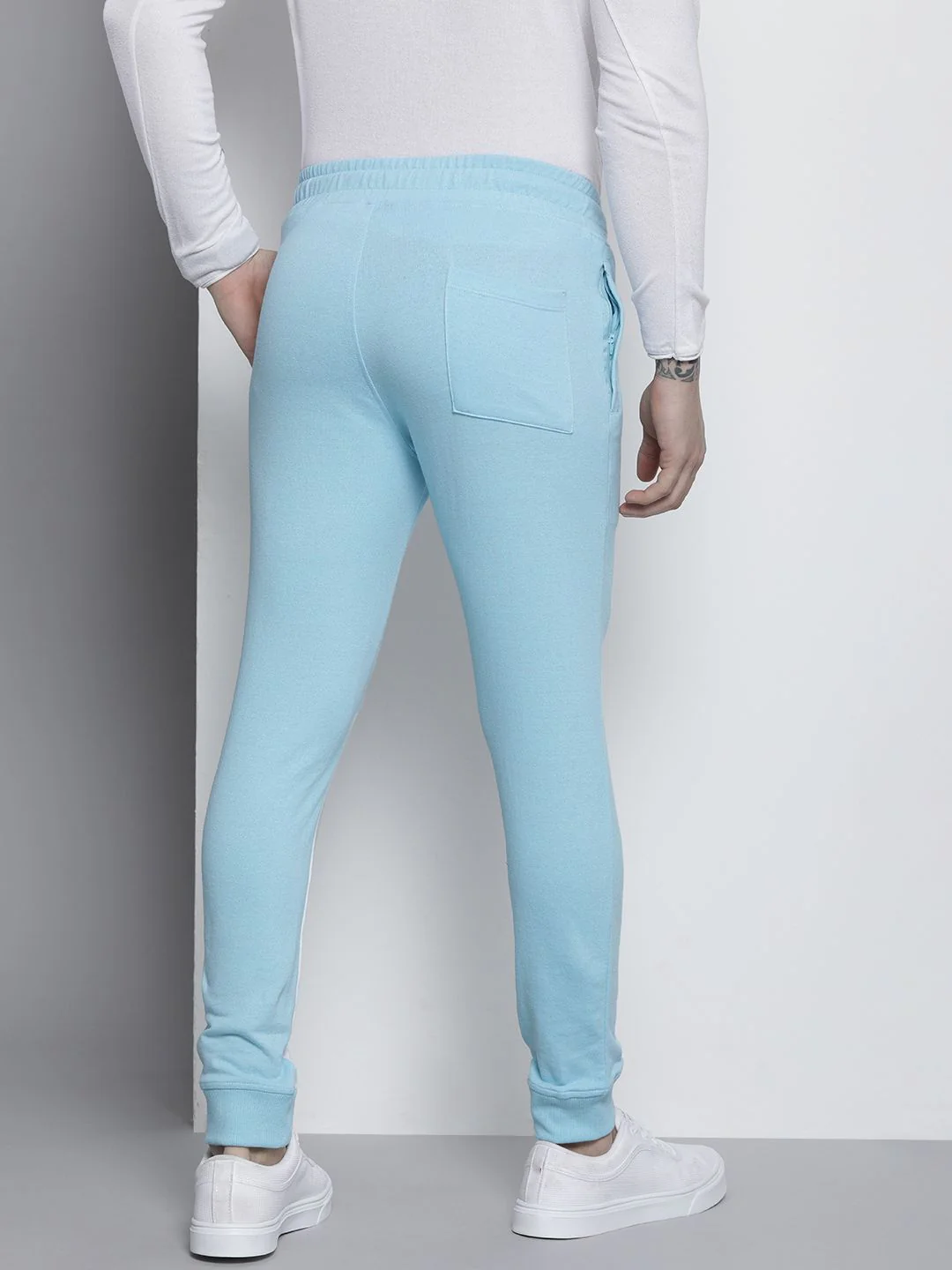 The Indian Garage Co Men Typography Slim Fit Joggers - Image 3