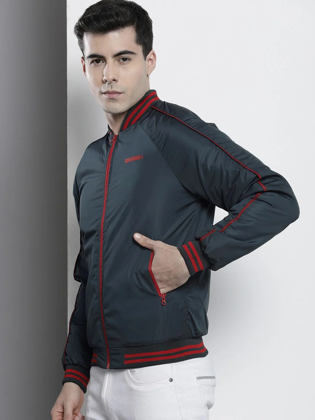 The Indian Garage Co Men Varsity Jacket - Image 3
