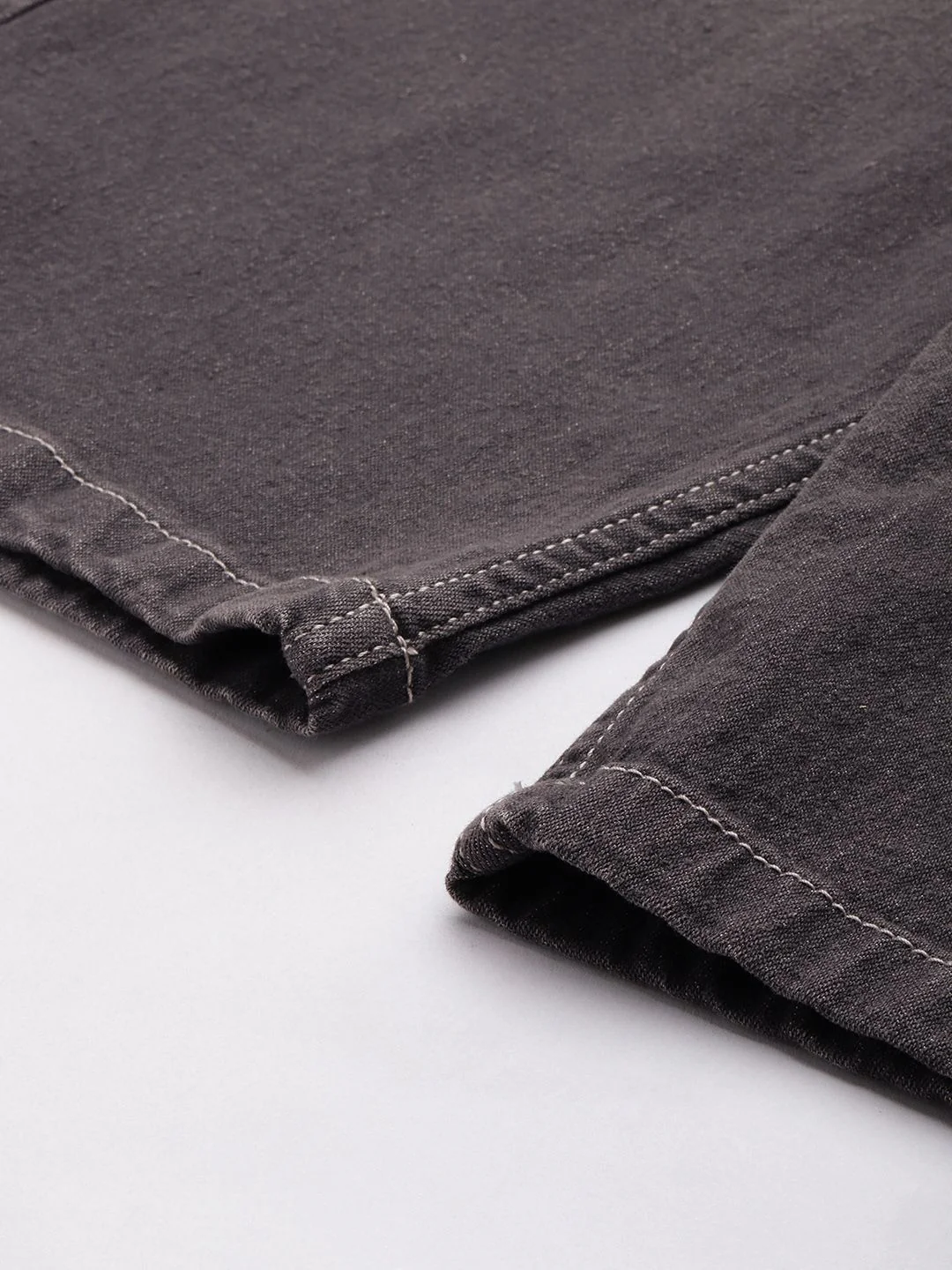 The Indian Garage Co Men Washed Denim Shorts - Image 7