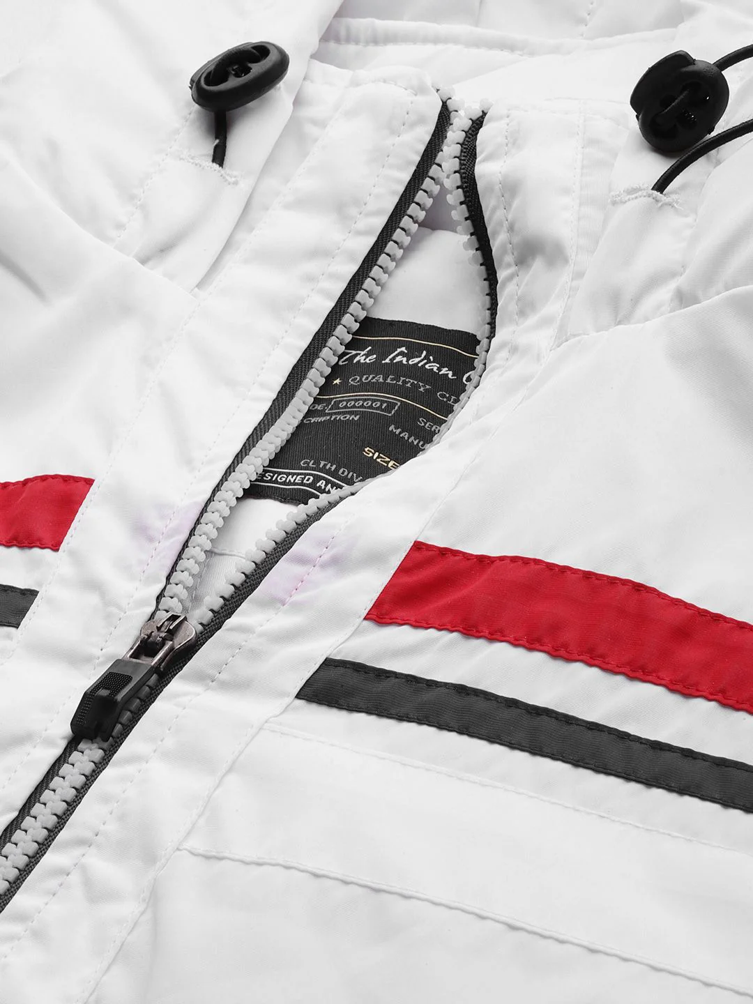 The Indian Garage Co Men White Sporty Jacket - Image 2