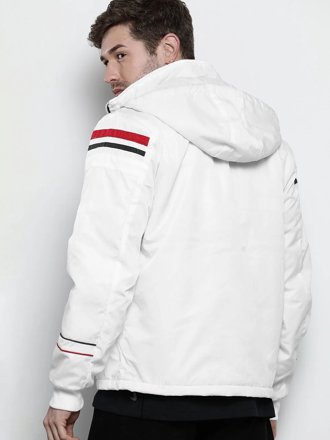 The Indian Garage Co Men White Sporty Jacket - Image 5