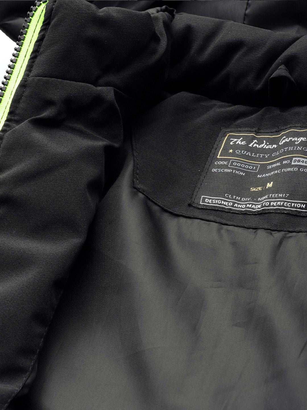 The Indian Garage Co Men Zip-Front Bomber Jacket with Detachable Hood - Image 7
