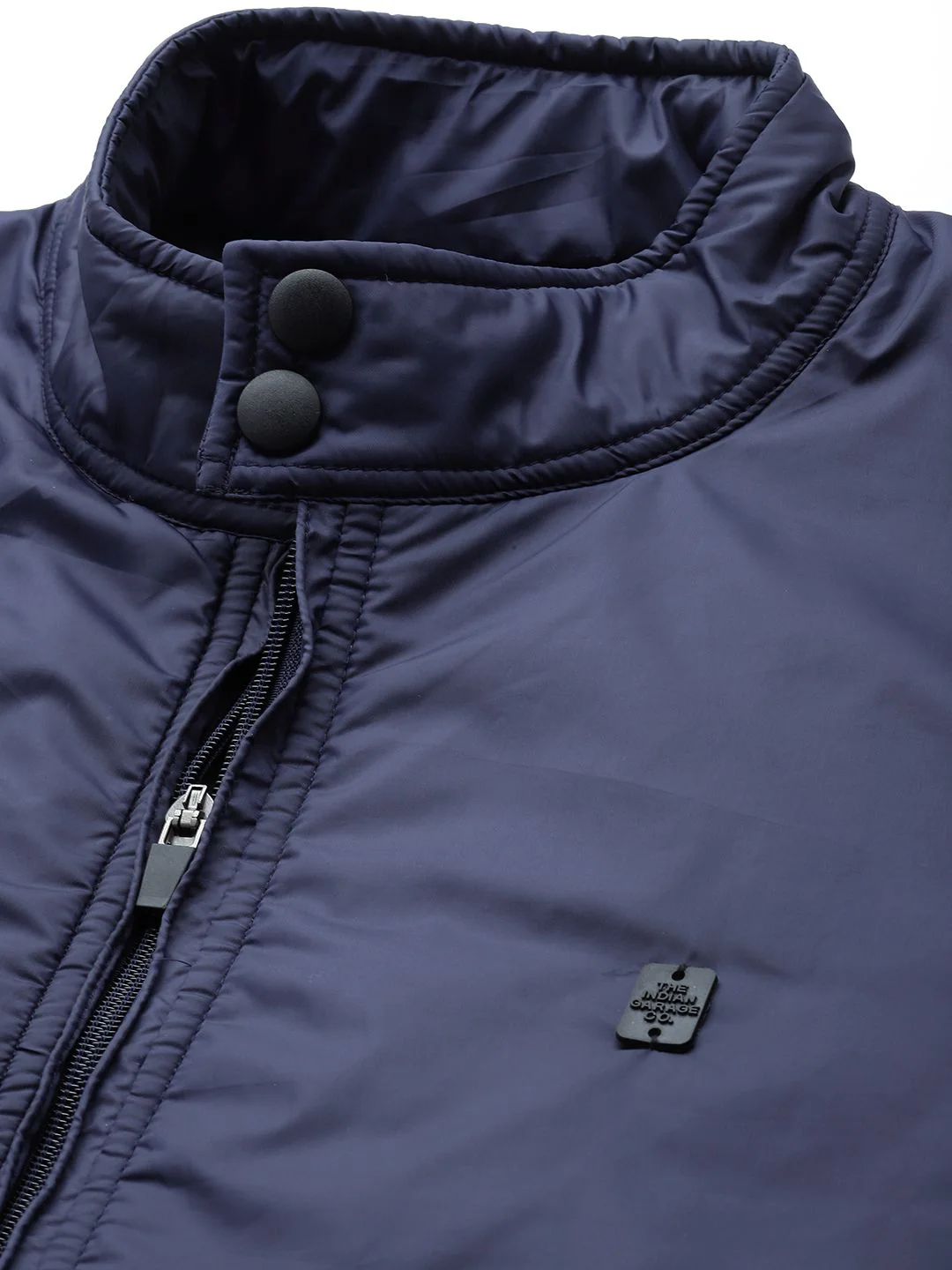 The Indian Garage Co Men Zip-Front Bomber Jacket with Slip Pockets - Image 2