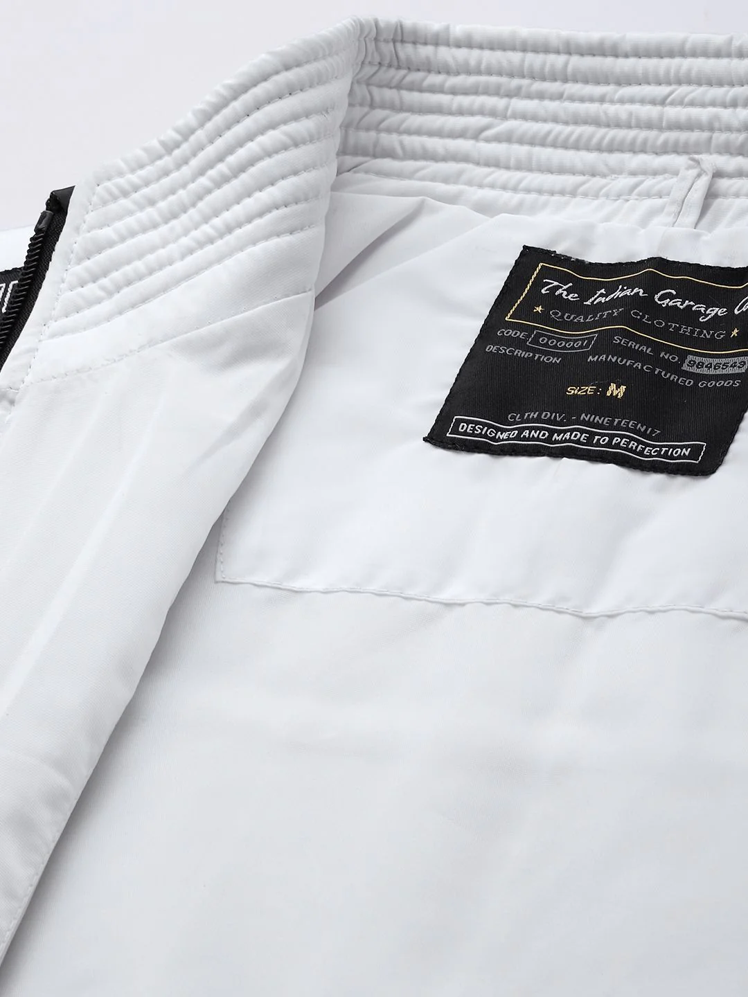 The Indian Garage Co Men Zip-Front Bomber Jacket with Zip Pockets - Image 7