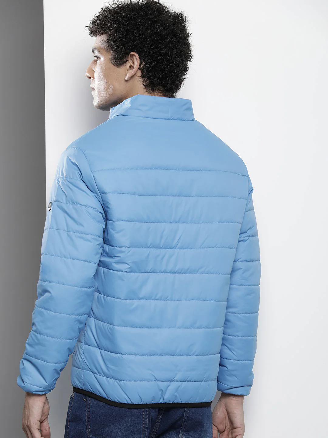 The Indian Garage Co Men Zip-Front Puffer Jacket with Zip Pockets - Image 5