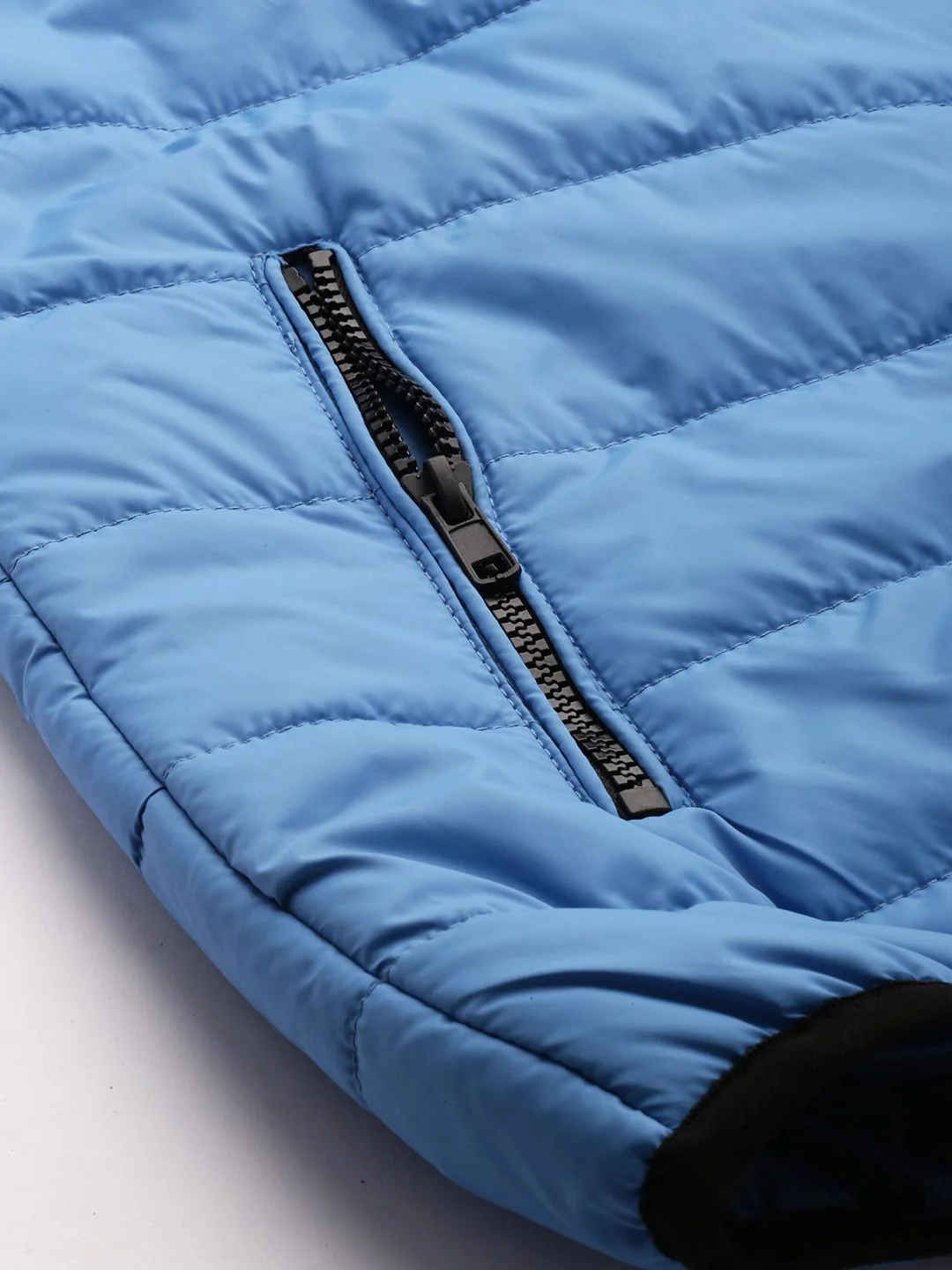 The Indian Garage Co Men Zip-Front Puffer Jacket with Zip Pockets - Image 6