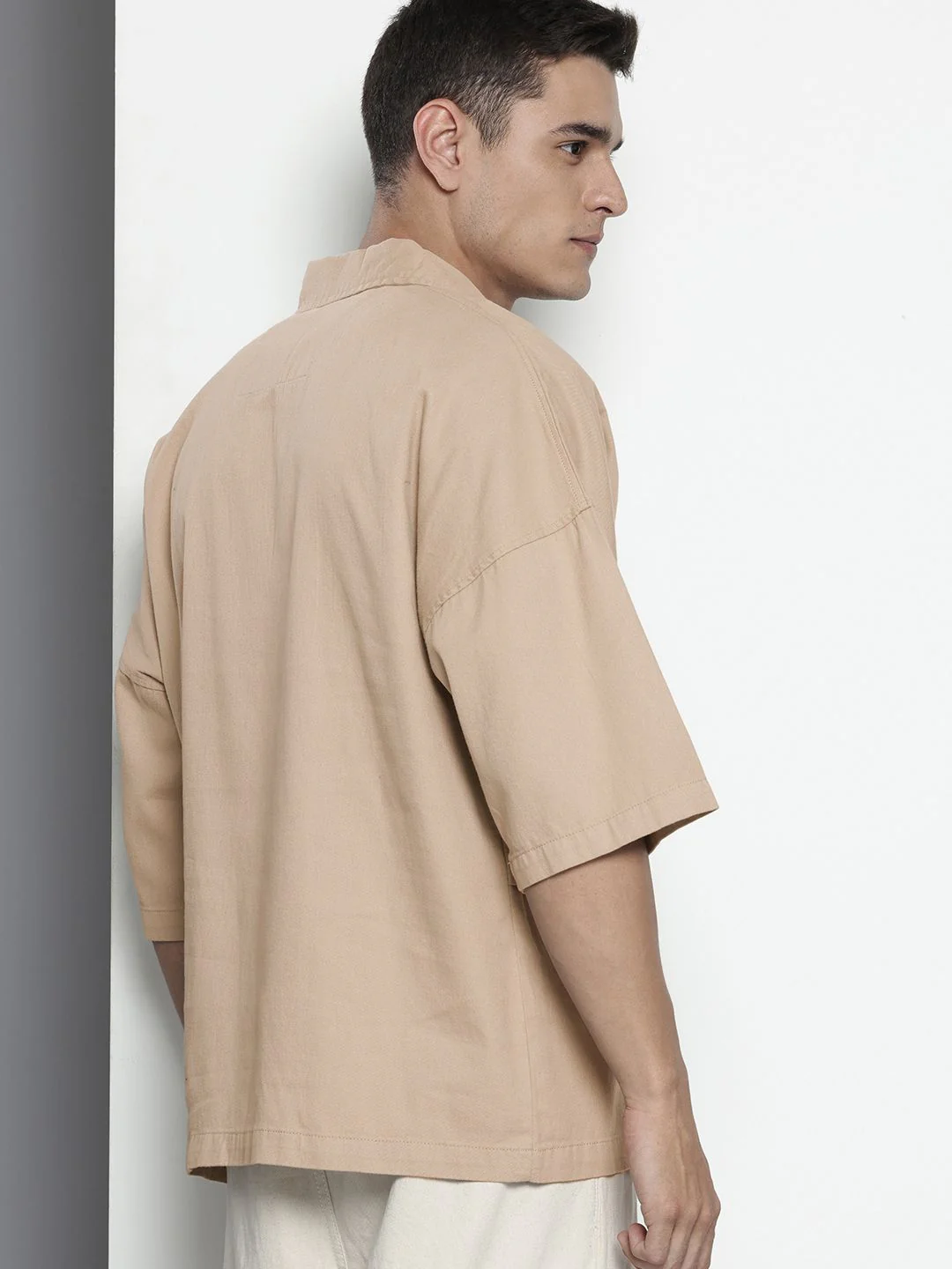 The Indian Garage Co. Oversized Fit Pure Cotton Casual Shirt - Image 5