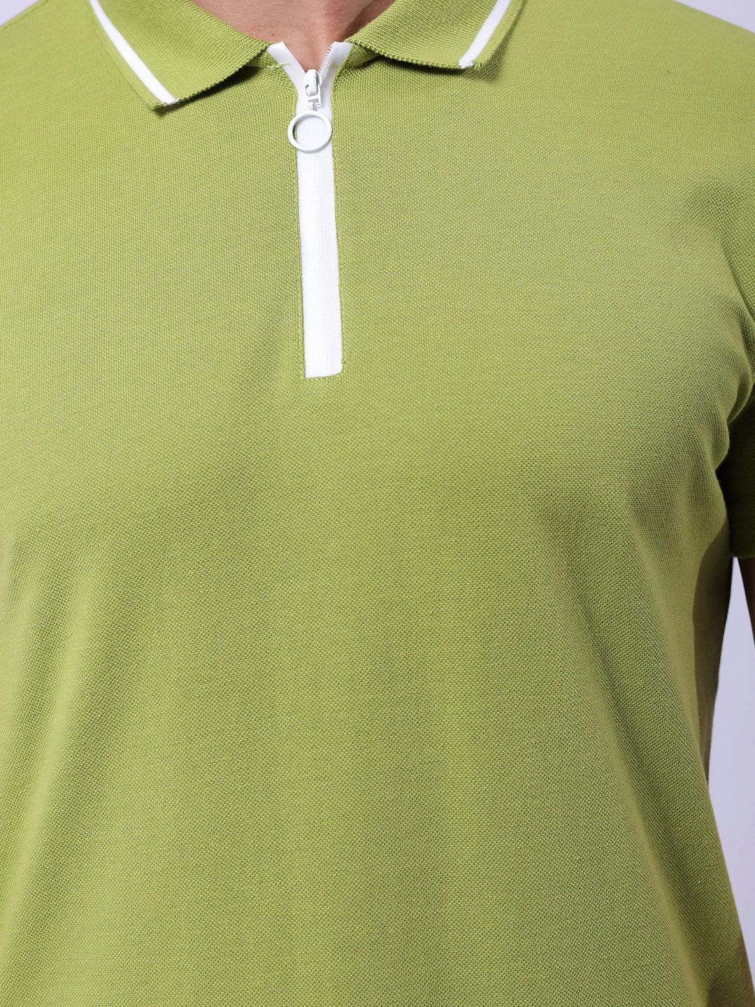 The Indian Garage Co Polo Collar Cotton T-shirt - Image 2
