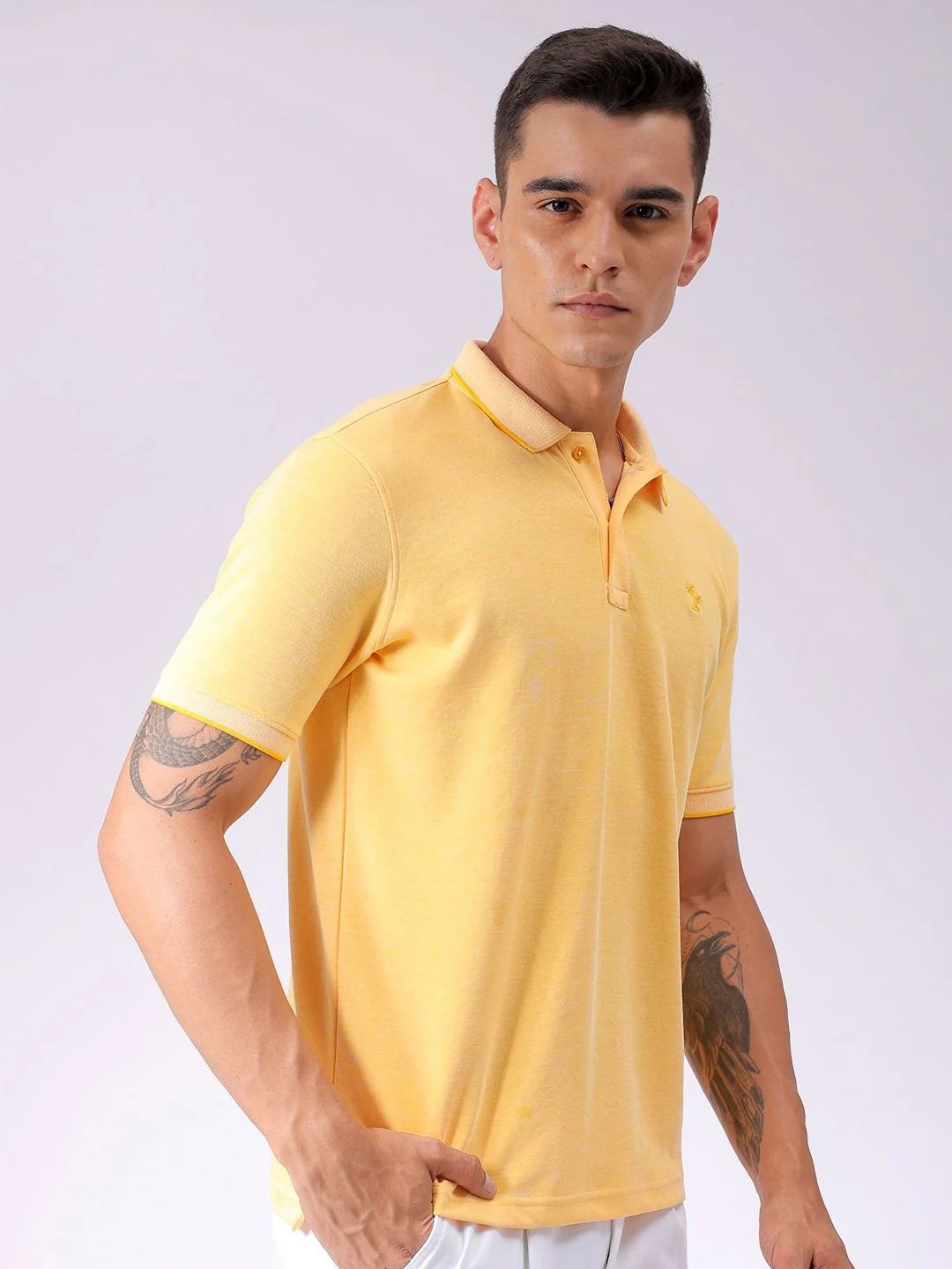 The Indian Garage Co Polo Collar Slim Fit T-shirt - Image 5