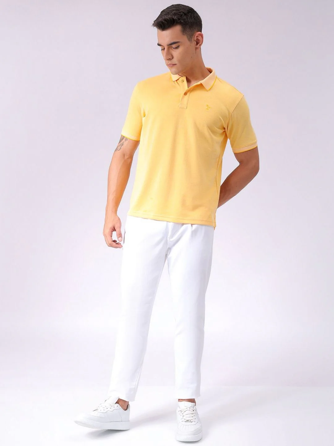The Indian Garage Co Polo Collar Slim Fit T-shirt - Image 6