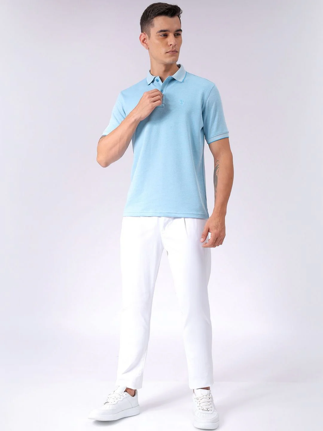 The Indian Garage Co Polo Collar Slim Fit T-shirt - Image 6