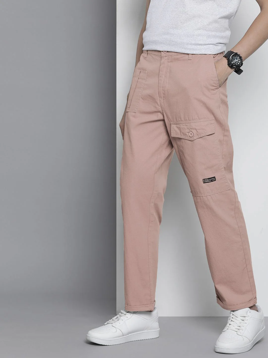 The Indian Garage Co Relaxed Regular Fit Chinos Trousers - Image 2