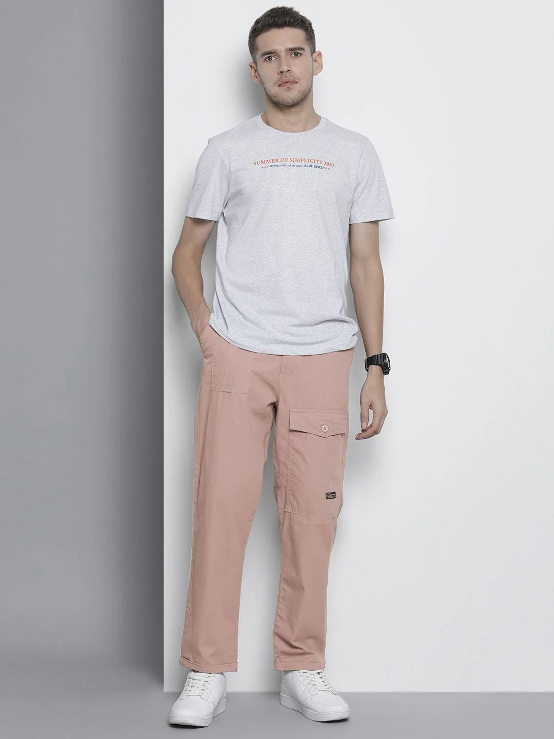 The Indian Garage Co Relaxed Regular Fit Chinos Trousers - Image 5
