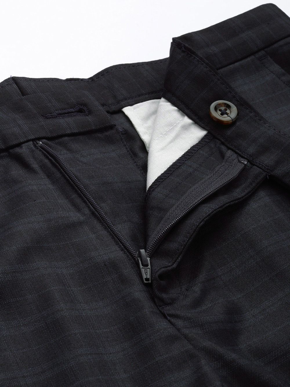 The Indian Garage Co Self Design Regular Fit Chinos Trousers - Image 4