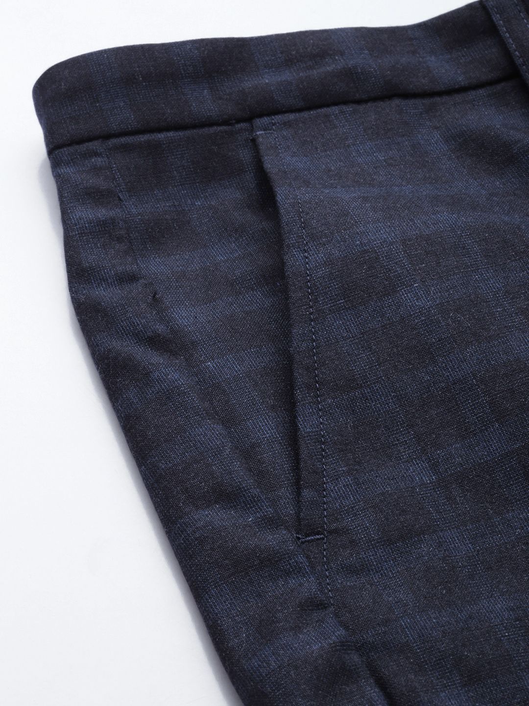 The Indian Garage Co Self Design Regular Fit Chinos Trousers - Image 6