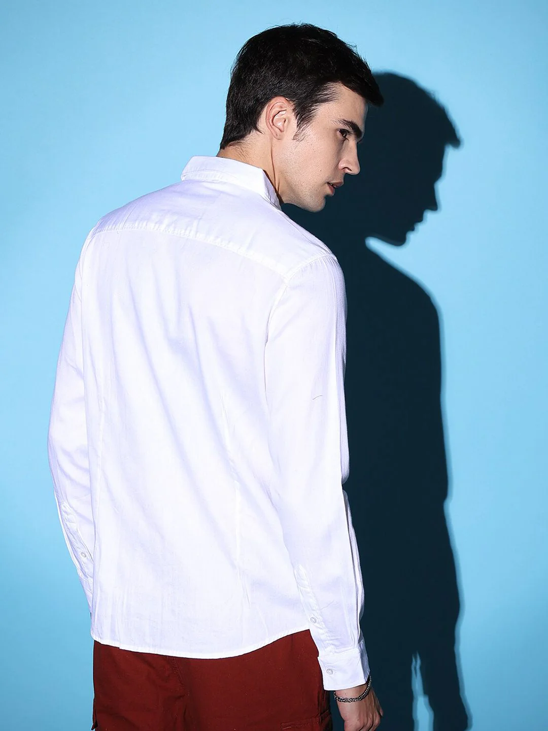 The Indian Garage Co Slim Fit Opaque Graphic Printed Cotton Party Shirt - Image 5