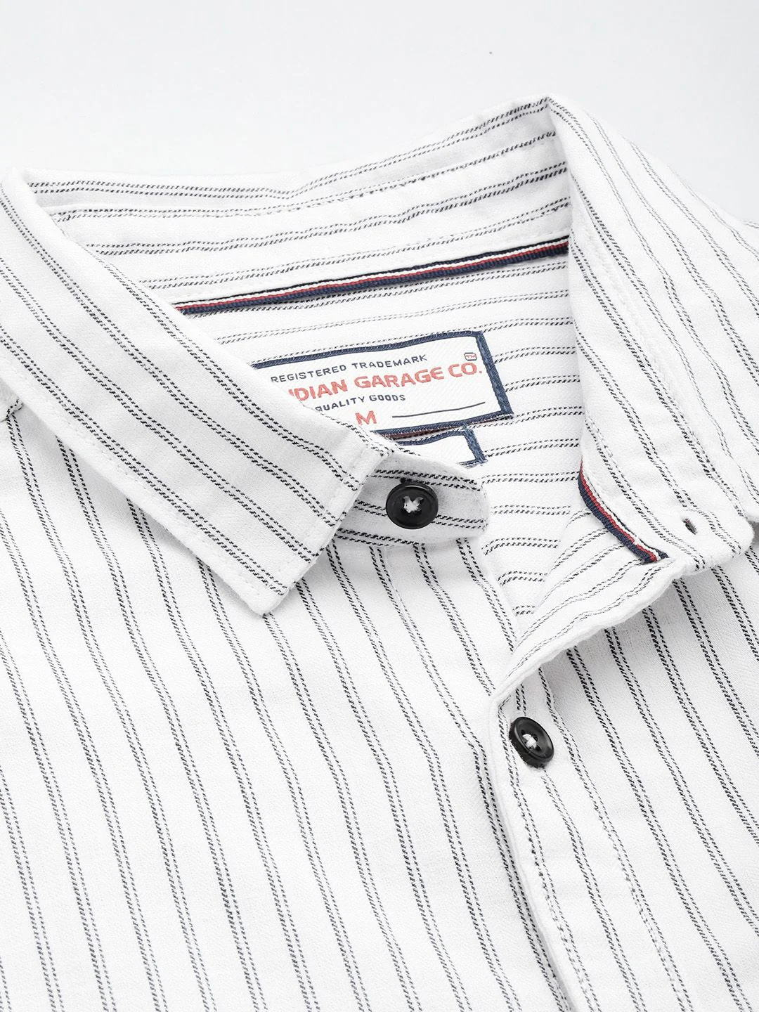 The Indian Garage Co Slim Fit Opaque Striped Casual Shirt - Image 2