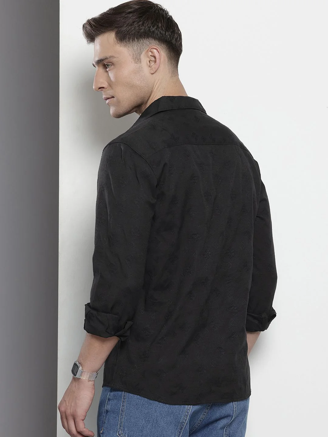 The Indian Garage Co Textured Casual Shirt - Image 4