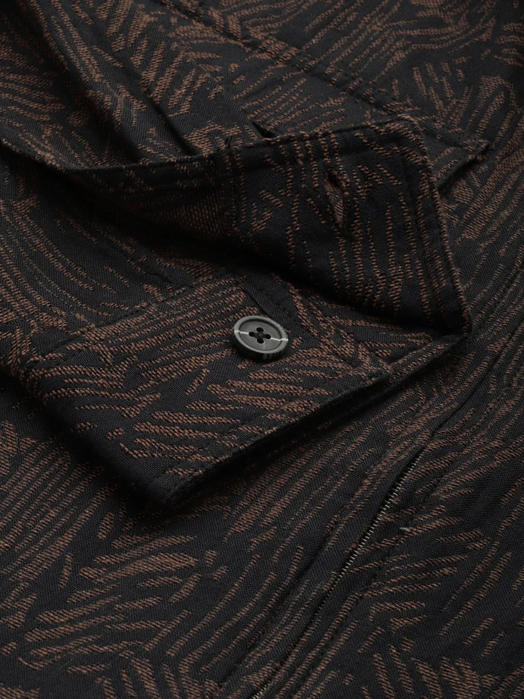 The Indian Garage Co Textured Drop-Shoulder Sleeves Relaxed Fit Casual Shirt - Image 3