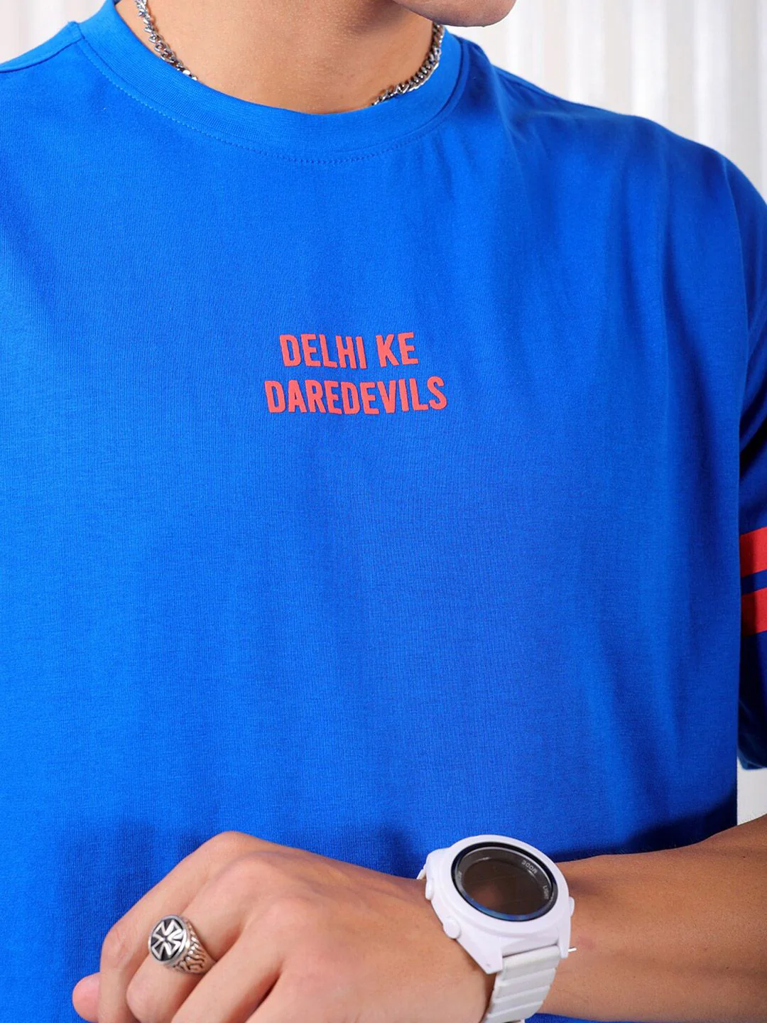 The Indian Garage Co Typography Printed Boxy T-shirt - Image 2