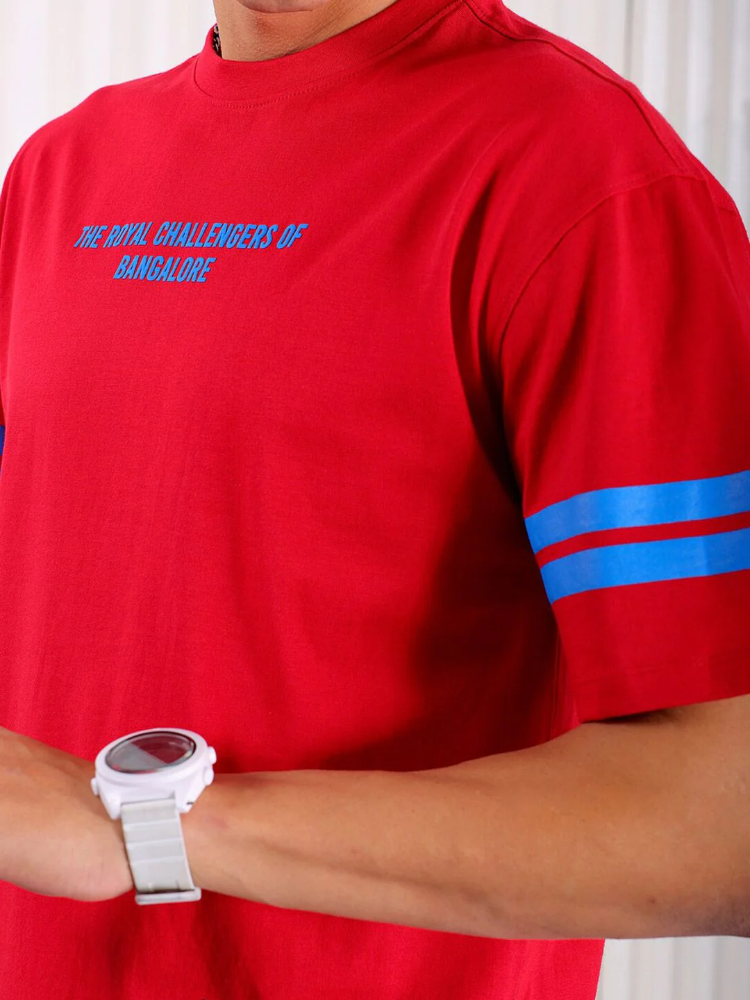 The Indian Garage Co Typography Printed Pure Cotton Boxy T-shirt - Image 2