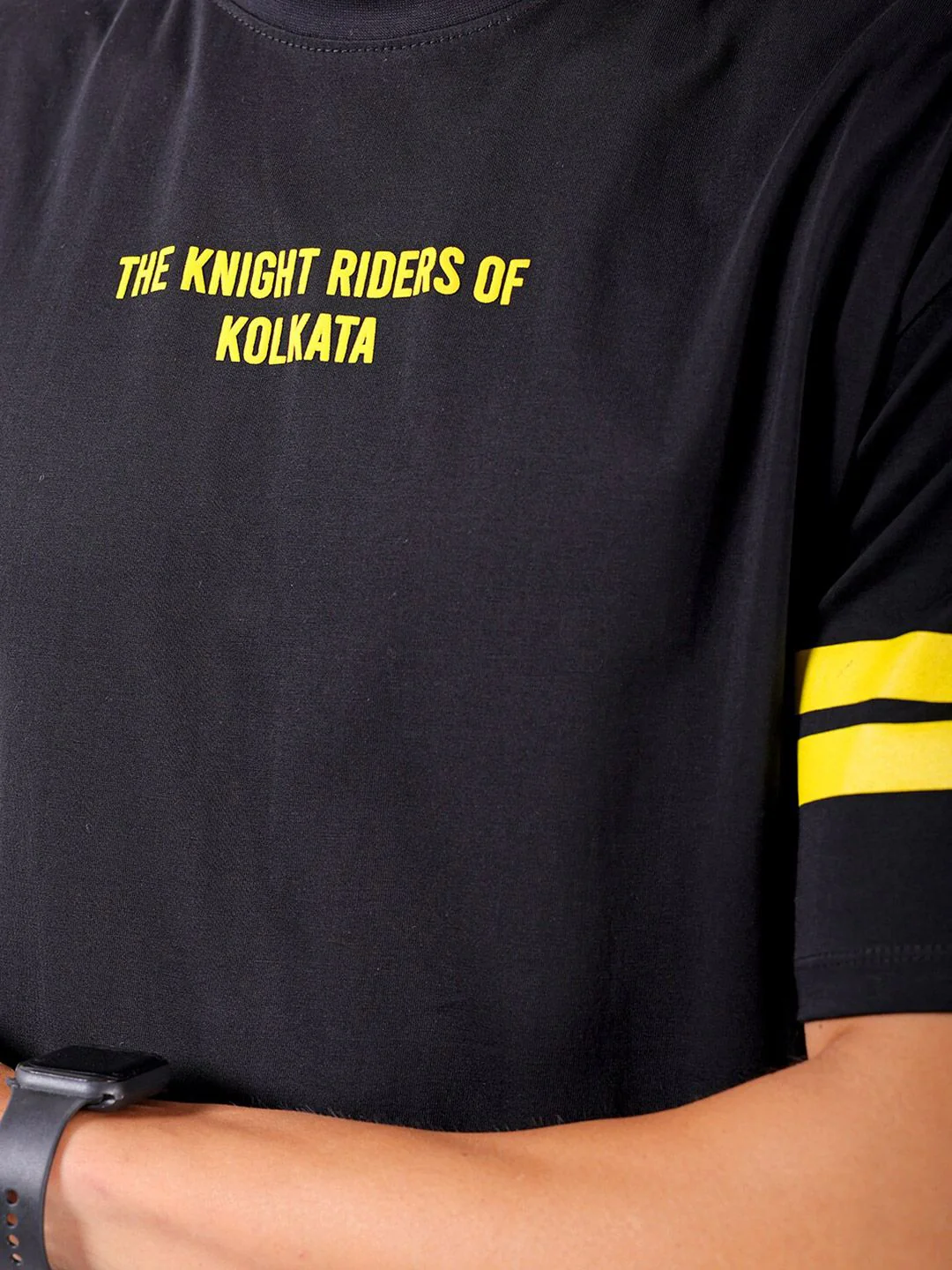 The Indian Garage Co Typography Printed Pure Cotton Regular Fit T-shirt - Image 2
