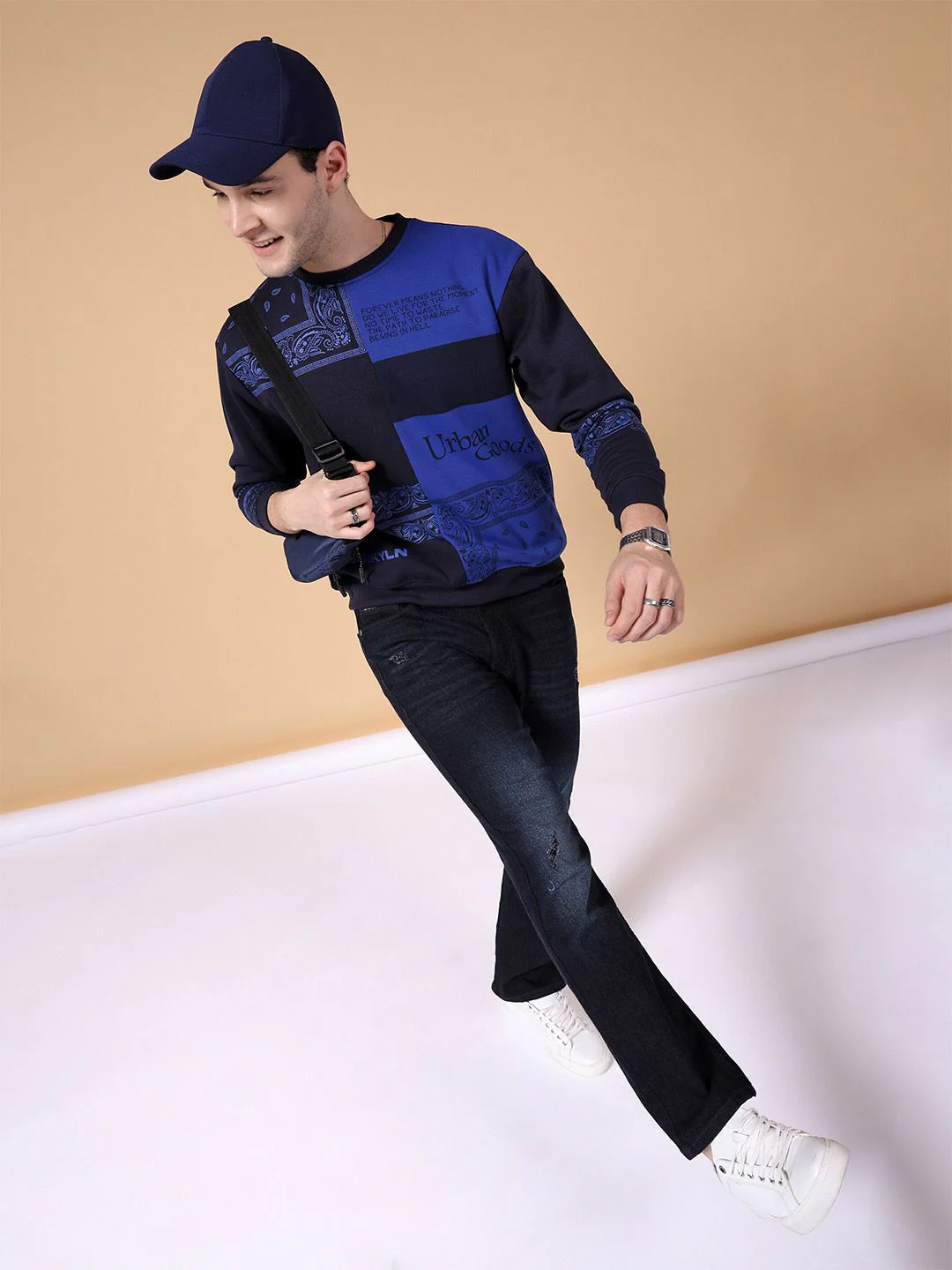 The Indian Garage Co Typography Printed Sweatshirt - Image 4